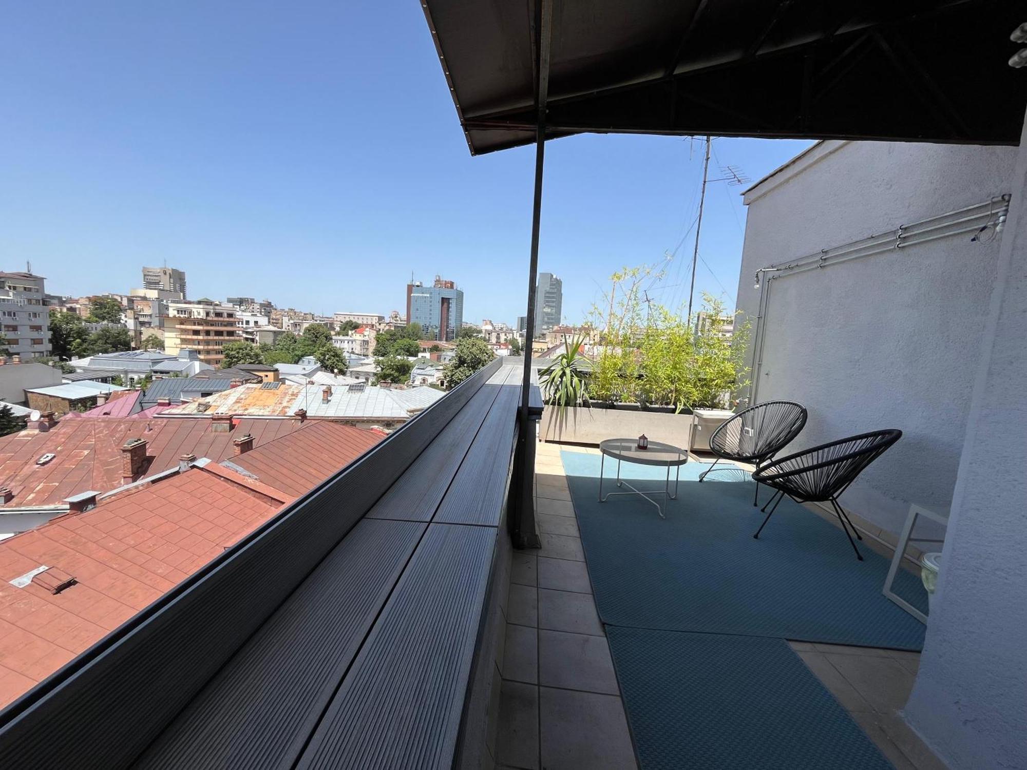 Terrace View Downtown Studio Бухарест Экстерьер фото